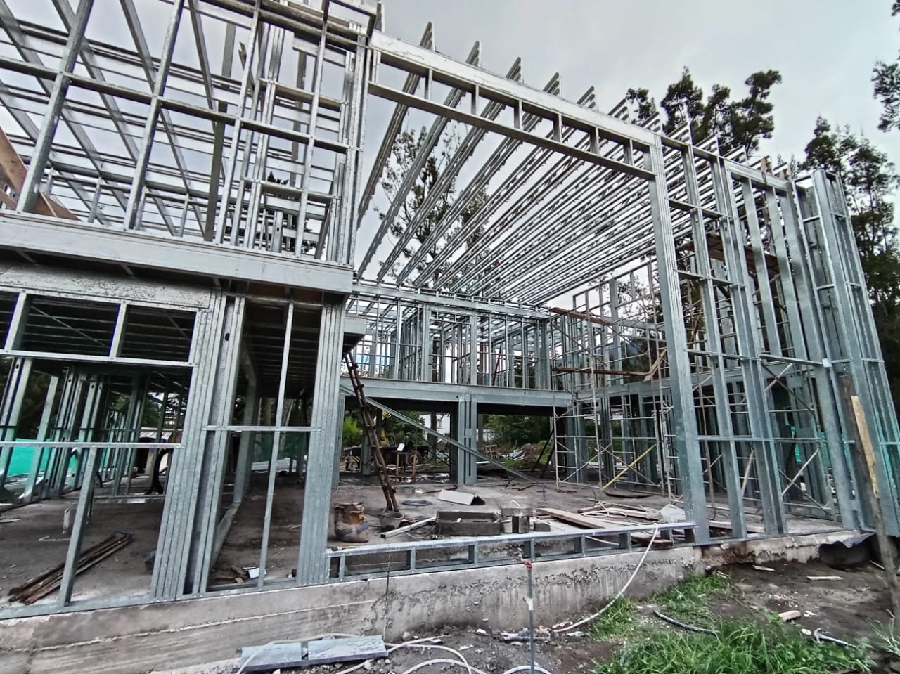 Estructura Casa OPA en obra